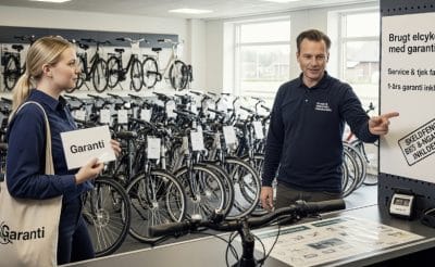 Hvor kan man finde en brugt elcykel med garanti?