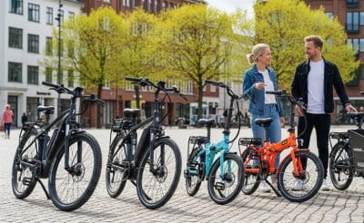 Forskellige typer elcykler